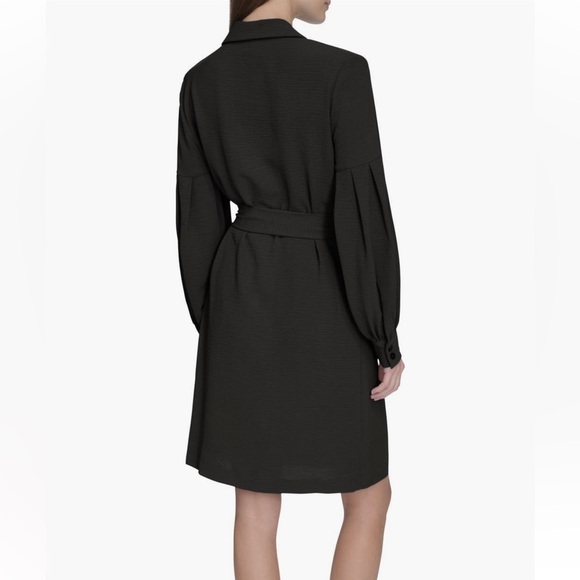 Calvin Klein Elegant Black Shirt Dress - Picture 2 of 7